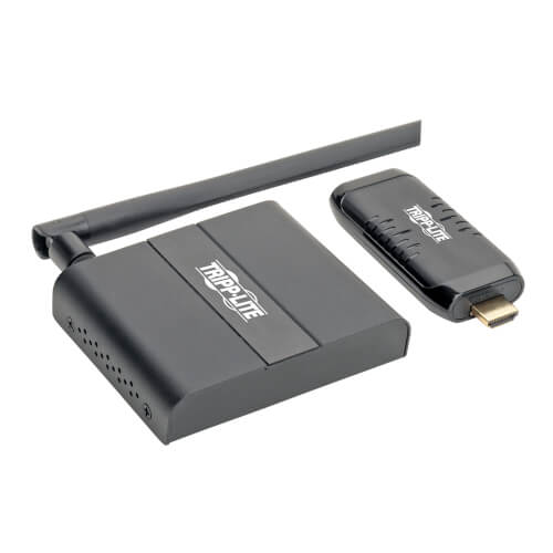 Tripp-Lite B126-1D1-WHD1 | Wireless HDMI Extender Kit, Transmitter/Receiver, IR Control, DisplayPort Adapter, 1080p, Up to 165 ft.