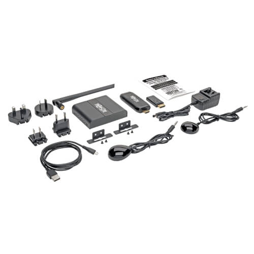 Tripp-Lite B126-1D1-WHD1 | Wireless HDMI Extender Kit, Transmitter/Receiver, IR Control, DisplayPort Adapter, 1080p, Up to 165 ft.