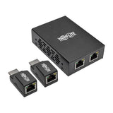 Tripp-Lite B126-2P2M-POC | 2-Port HDMI over Cat5/6 Extender Kit, Box-Style Transmitter, 2 Mini Receivers, PoC, Up to 100 ft. (30 m), TAA
