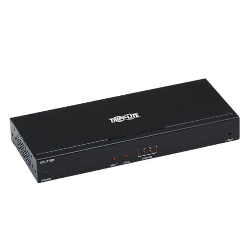 Tripp-Lite B127-004-H | 4-Port HDMI over Cat6 Splitter/Extender, Transmitter for Video/Audio, 4K 60 Hz, PoC, HDR, 125 ft., TAA