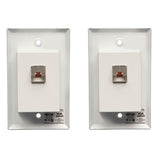 Tripp-Lite B130-101A-WP-2 | VGA over Cat5/6 Extender Kit, Wall Plate Transmitter/Receiver for Video/Audio, Up to 1000 ft. (305 m), TAA