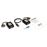Tripp-Lite B130-101-U | VGA over Cat5/6 Extender Kit, Transmitter/Receiver for Video, USB Powered, Up to 500 ft. (152 m), TAA