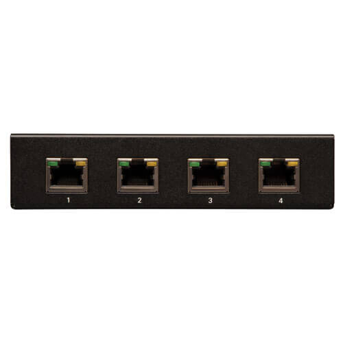 Tripp-Lite B132-004A-2 | 4-Port VGA over Cat5/6 Splitter/Extender, Box-Style Transmitter for Video/Audio, Up to 1000 ft. (305 m), TAA