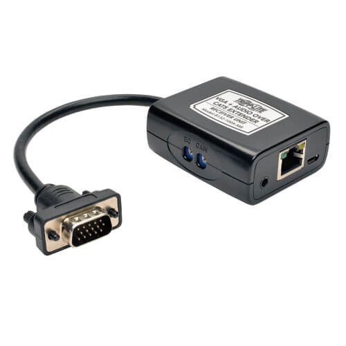 Tripp-Lite B132-100A-MR | VGA with Audio over Cat5/Cat6 Extender, Receiver, USB-Powered, 1920x1080 60 Hz, Up to 750 ft. (228 m), TAA