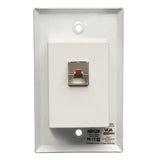 Tripp-Lite B132-100A-WP-1 | VGA over Cat5/6 Extender, Wall Plate Receiver for Video/Audio, Up to 1000 ft. (305 m), TAA