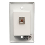 Tripp-Lite B132-100-WP-1 | VGA over Cat5/Cat6 Extender, Wallplate Receiver, 1920x1440 at 60Hz, Up to 1000-ft., TAA