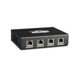 Tripp-Lite B140-004 | 4-Port DVI over Cat5/6 Splitter/Extender, Box-Style Transmitter for Video, DVI-D Single Link, 200 ft. (60 m), TAA