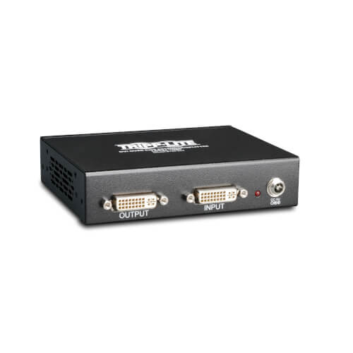 Tripp-Lite B140-004 | 4-Port DVI over Cat5/6 Splitter/Extender, Box-Style Transmitter for Video, DVI-D Single Link, 200 ft. (60 m), TAA