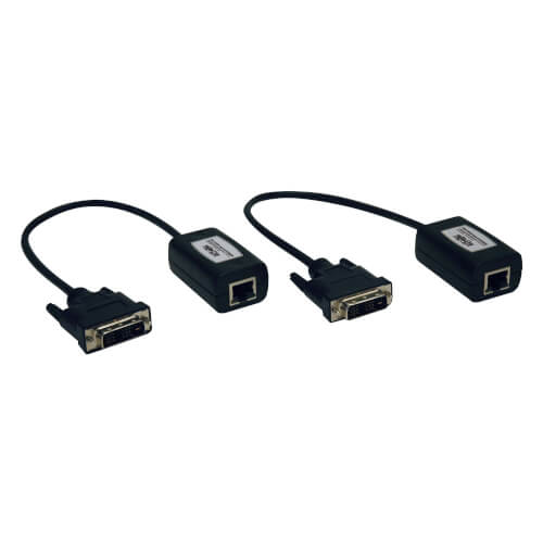 Tripp-Lite B140-101 | DVI over Cat5/6 Passive Extender Kit, Box-Style Transmitter/Receiver for Video, Up to 100 ft. (30 m), TAA