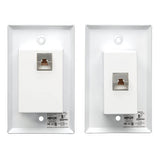 Tripp-Lite B140-1A1-WP | DVI over Cat5/Cat6 Active Extender Kit, Wallplate Transmitter and Receiver, 1920x1080 60 Hz, Up to 200 ft. (60 m), TAA