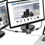 Tripp-Lite B155-002-VGA | 2-Port Mini DisplayPort to VGA Hub, DP1.2, TAA