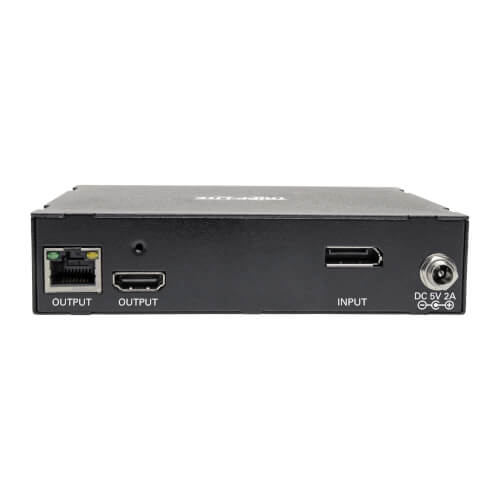 Tripp-Lite B160-001-DPSI | DisplayPort over IP Extender Transmitter over Cat5/Cat6, RS-232 Serial and IR Control, 1920 x 1080, 328 ft. (100 m), TAA