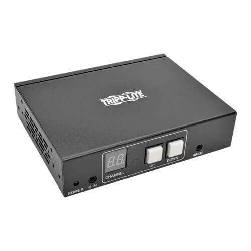 Tripp-Lite B160-100-DPSI | DisplayPort over IP Extender Receiver over Cat5/Cat6, RS-232 Serial and IR Control, 1080p 60 Hz, 328 ft. (100 m), TAA