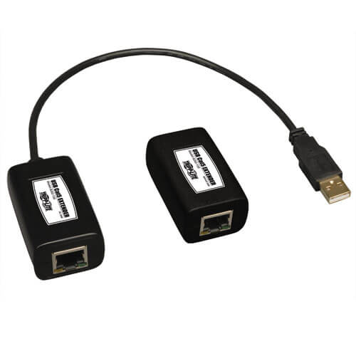 Tripp-Lite B202-150 | 1-Port USB over Cat5/Cat6 Extender, Transmitter and Receiver, up to 150 ft. (45.72 m), TAA