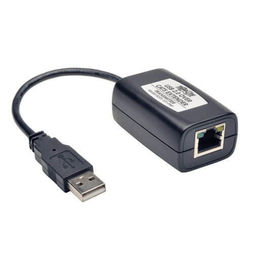 Tripp-Lite B203-101-PNP | 1-Port Plug-and-Play USB 2.0 over Cat5/Cat6 Extender Kit, Transmitter & Receiver, USB up to 164.04 ft. (50M), TAA