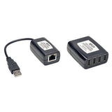 Tripp-Lite B203-104-PNP | 4-Port Plug-and-Play USB 2.0 over Cat5/Cat6 Extender Kit, Transmitter & Receiver, USB up to 164.04 ft. (50M), TAA