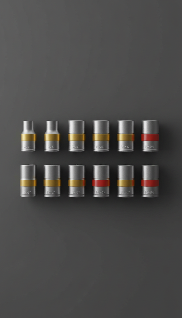 Precision-Engineered Socket Set Alloy Finish