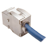 Tripp-Lite BHDBT-001-KJ-GY | Toolless Cat6a Keystone Jack, Gray, TAA