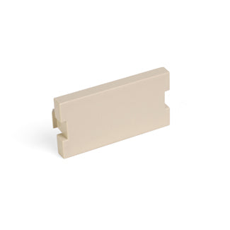 Leviton 41291-1BI | Blank MOS Module, 1 Unit High, Ivory
