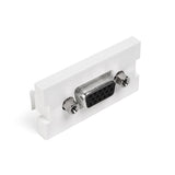 Leviton Manufacturing Co 41293-HDI | VGA HD15 Video Feedthrough MOS Module, Ivory