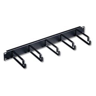 Leviton 49253-LPM | 5-Ring Horizontal Manager, 1RU, 4" metal rings