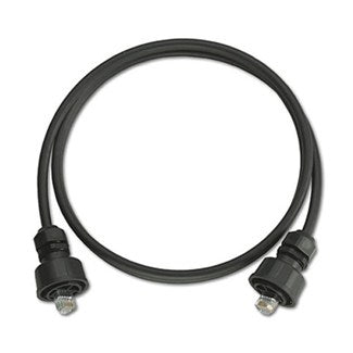 Leviton D6722-15E | DuraPort Industrial Cat 6A Shielded Patch Cord, Industrial Plug-to-Industrial Plug, 15 feet, Black