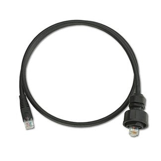 Leviton D6723-10E | DuraPort Industrial Cat 6A Shielded Patch Cord, Industrial Plug-to-RJ-45 Plug, 10 feet, Black