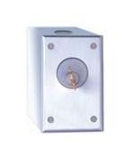 Camden Door Controls CM-1090 | Surface Mount Key Switch, DPDT Maintained, Brushed Aluminum