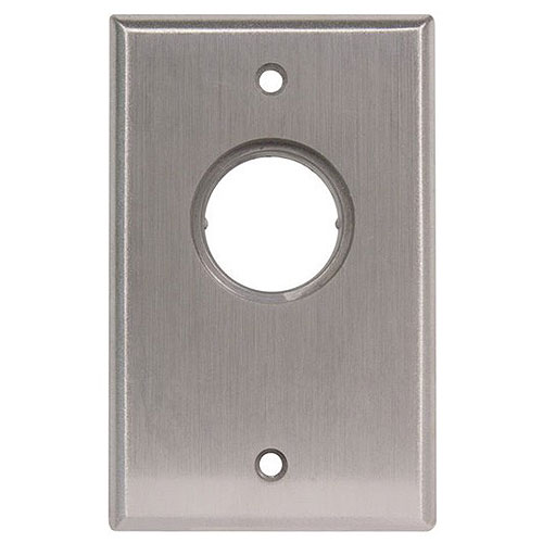 Camden Door Controls CM-1130 | Flush Mount Key Switch, Single Gang, SPDT Maintained, Brushed Aluminum