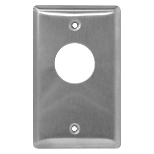 Camden Door Controls CM-1210 | Key Switch, Stainless Steel Single Gang Faceplate, Flush Mount, SPST Maintained