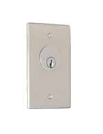 Camden Door Controls CM-1260 | Key Switch, Stainless Steel, Flush Mount, Single Gang, 2 SPDT Maintained