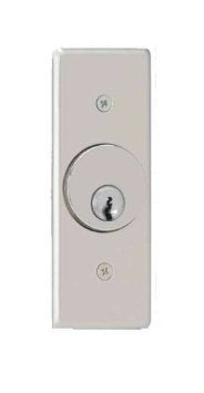 Camden Door Controls CM-2260 | Key Switch, Stainless Steel Narrow Faceplate, Flush Mount, 2 SPDT Maintained