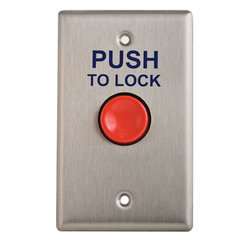 Camden Door Controls CM-280/2 | Stainless Steel Economy Button, Single Gang, ADA Logo