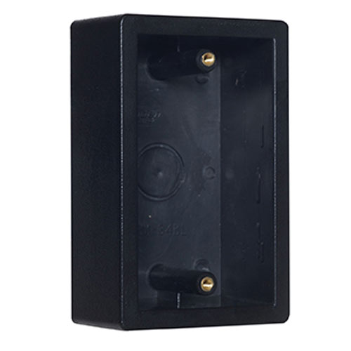 Camden Door Controls CM-34BL | Single Gang Surface Mounting Box, Standard Depth, Double Wall