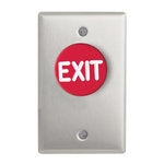 Camden Door Controls CM-4020R - CONTROLLER - MUSHRM EX BTN N/O N/C MOM-RED