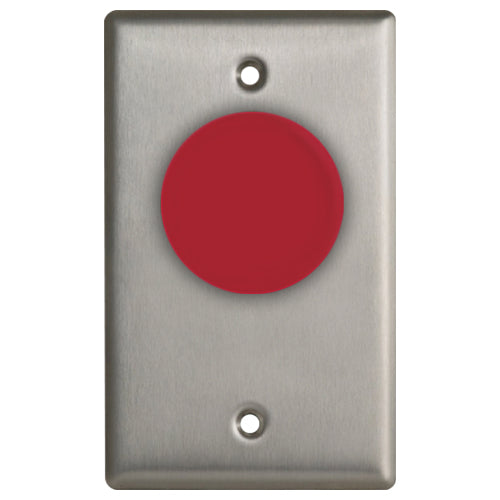 Camden Door Controls CM-4085R | CM-4085R | Mushroom Exit Switch - Single Gang