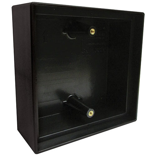 Camden Door Controls CM-43CBL | Double Gang Square Surface Mounting Box, Standard Depth