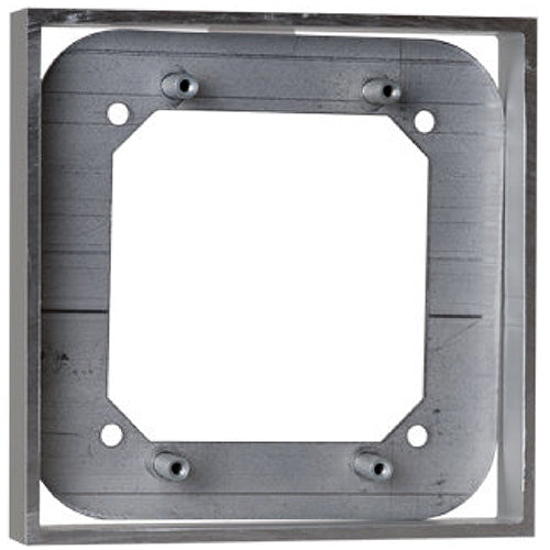 Camden Door Controls CM-48AL | Double Gang Square Mounting Surface Box, Shallow Depth, Anodized Aluminum