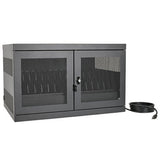Tripp-Lite CSC16AC | Multi-Device Charging Station, 16 AC Outlets, Chromebooks and Laptops, Wall-Mount and Cart Options, Black