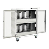 Tripp-Lite CSC32ACW | Multi-Device Charging Cart, 32 AC Outlets, Chromebooks and Laptops, Wall-Mount Option, White