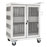 Tripp-Lite CSC32ACW | Multi-Device Charging Cart, 32 AC Outlets, Chromebooks and Laptops, Wall-Mount Option, White