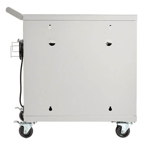 Tripp-Lite CSC32USBW | Multi-Device Charging Cart, 32 USB Ports, iPad and Android Tablets, Wall-Mount Option, White