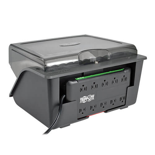 Tripp-Lite CSD1006AC | 10-Device Desktop AC Charging Station with Surge Protector for Tablets, Laptops and E-Readers