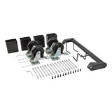 Tripp-Lite CSHANDLEKIT2 | Mobile Cart Conversion Kit with Handle, Casters and Power Cord Manager for 16-Device AC and USB Charging Stations