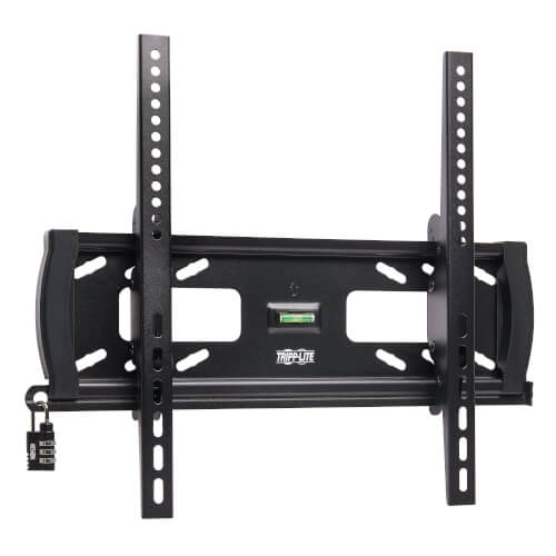 Tripp-Lite DWTSC3255MUL | Heavy-Duty Tilt Security Wall Mount for 32" to 55" TVs and Monitors, Flat or Curved Screens, UL Certified