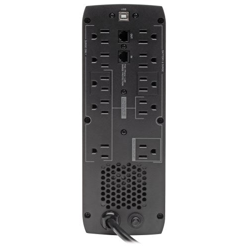 Tripp-Lite ECO1500LCD | Line Interactive UPS with USB and 10 Outlets - 120V, 1440VA, 900W, 50/60 Hz, AVR, ECO Series, ENERGY STAR
