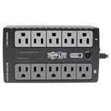 Tripp-Lite ECO550UPS | 550VA 300W Standby UPS - 10 NEMA 5-15R Outlets, 120V, 50/60 Hz, 5-15P Plug, ENERGY STAR, Desktop/Wall