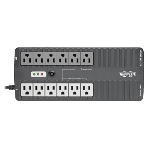 Tripp-Lite ECO900UPSM | 900VA 480W Standby UPS - 12 NEMA 5-15R Outlets, 120V, 50/60 Hz, 5-15P Plug, ENERGY STAR, Desktop/Wall