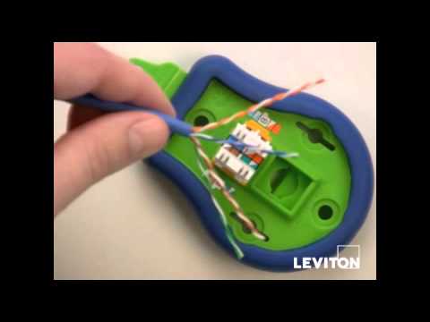 Leviton 5G110-RI5 | eXtreme Cat 5e QuickPort Jack, Ivory