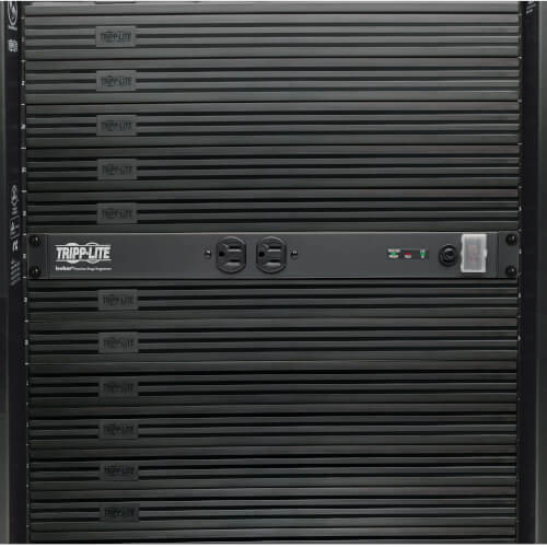 Tripp-Lite IBAR12 | Isobar 12-Outlet Network Server Surge Protector, 15 ft. Cord, 3840 Joules, Diagnostic LEDs, 1U Rack-Mount, Metal Housing